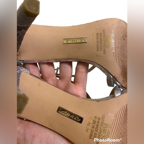 LOUISE Et Cie snakeskin embossed women’s heels size 8 1/2 - Picture 9 of 10